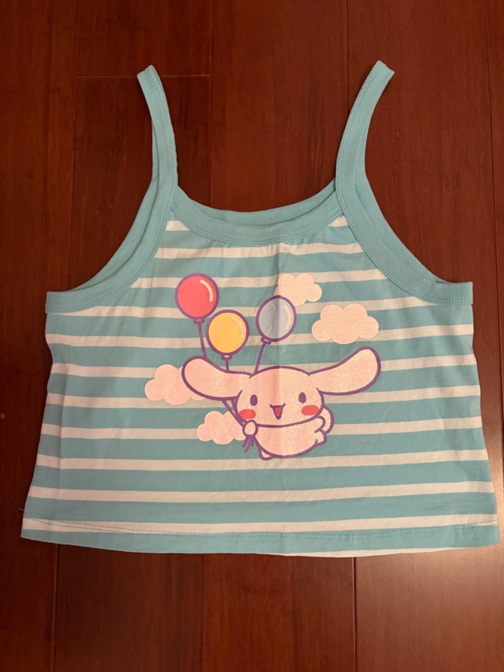 Cinnamoroll Striped Tank Top / Crop Top